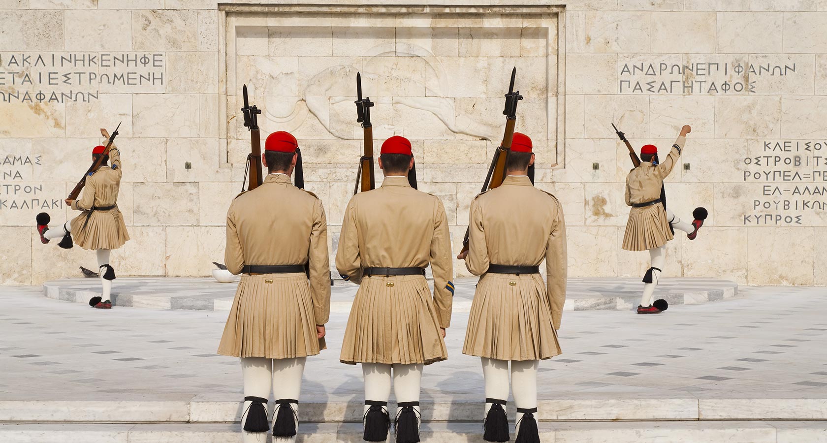 Changement de garde rituel à Syntagma Athènes Grèce - Parlement grec